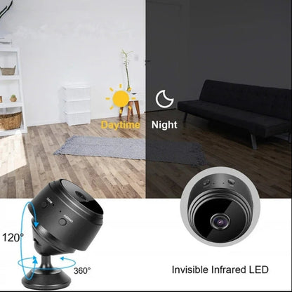Caméra de Sécurité Miniature A9 Wifi 1080P HD