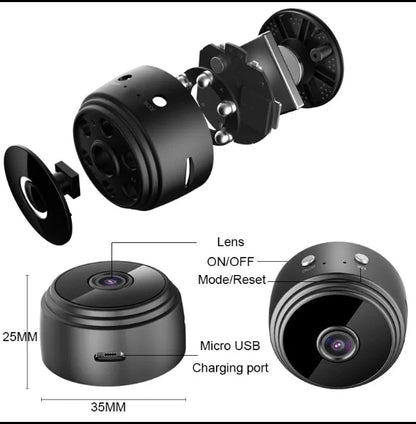 Caméra de Sécurité Miniature A9 Wifi 1080P HD
